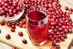 Cranberry products for urinary tract infections